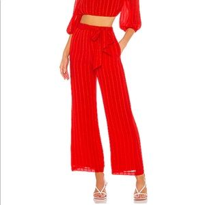 Privacy Please red boho pants XXS NEW